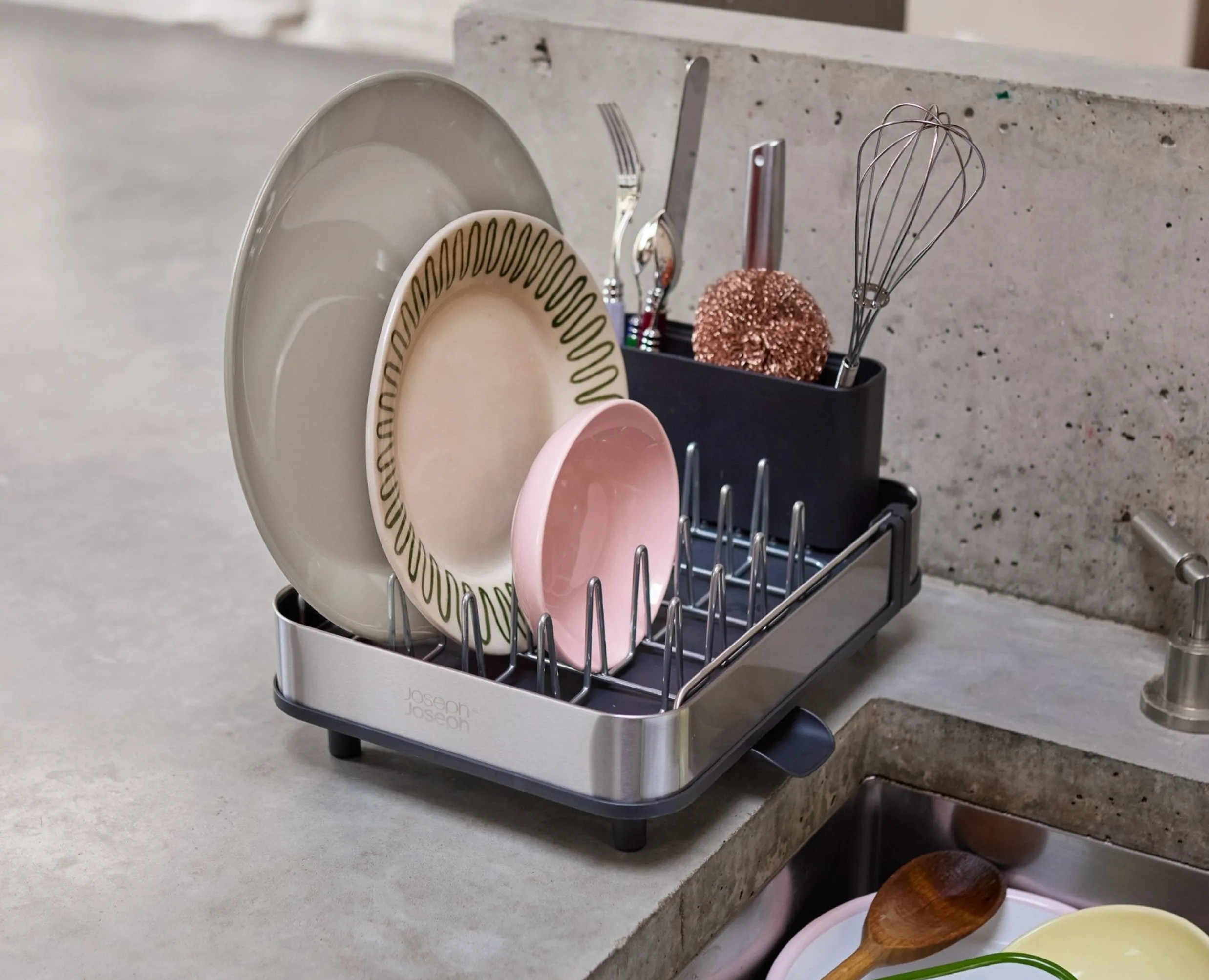 Discount Petit Egouttoir Vaisselle Expansible Inox Extend™ Égouttoirs À Vaisselle