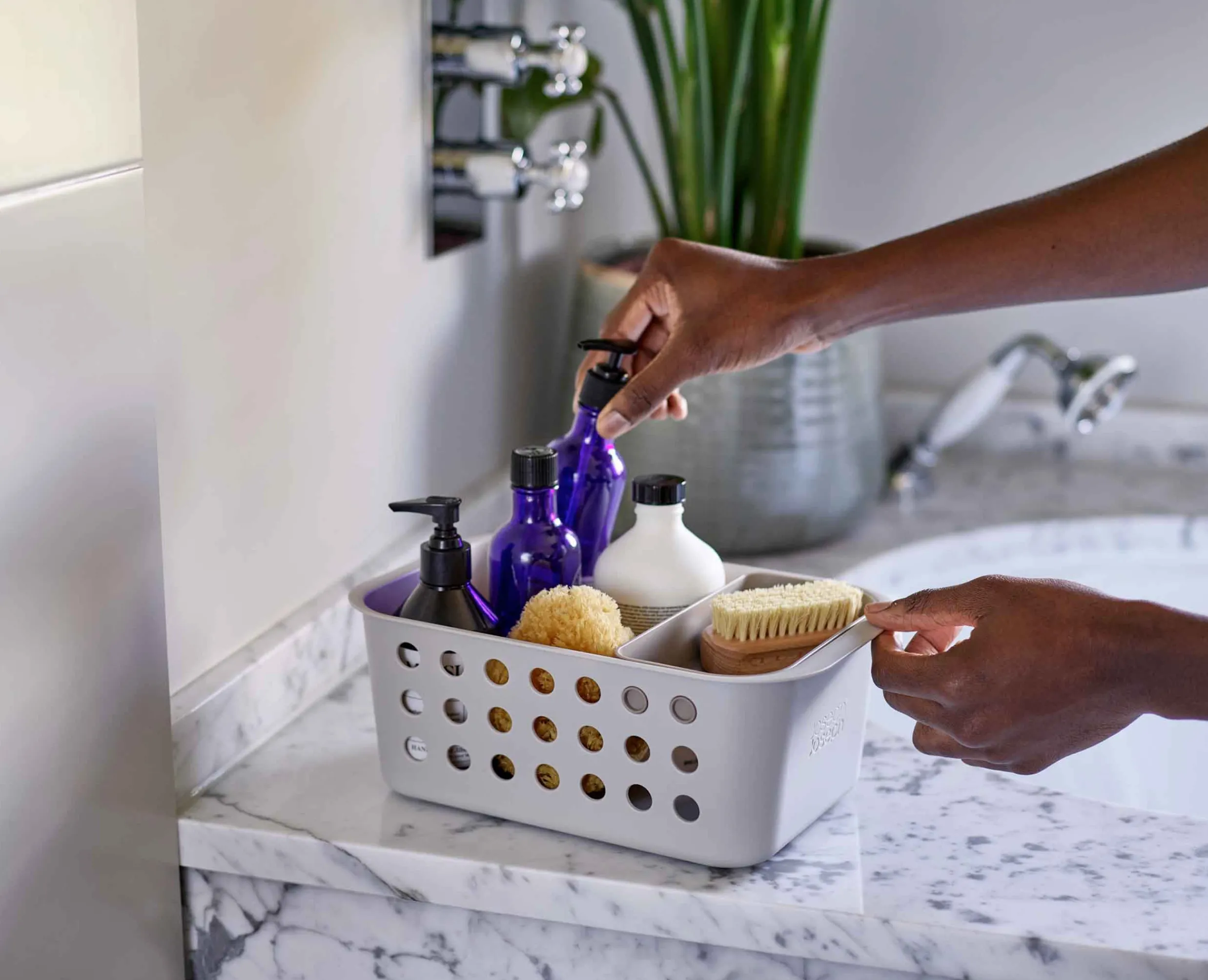 New Petit Panier de Rangement Salle de Bain EasyStore™ Paniers Rangement Salle De Bain