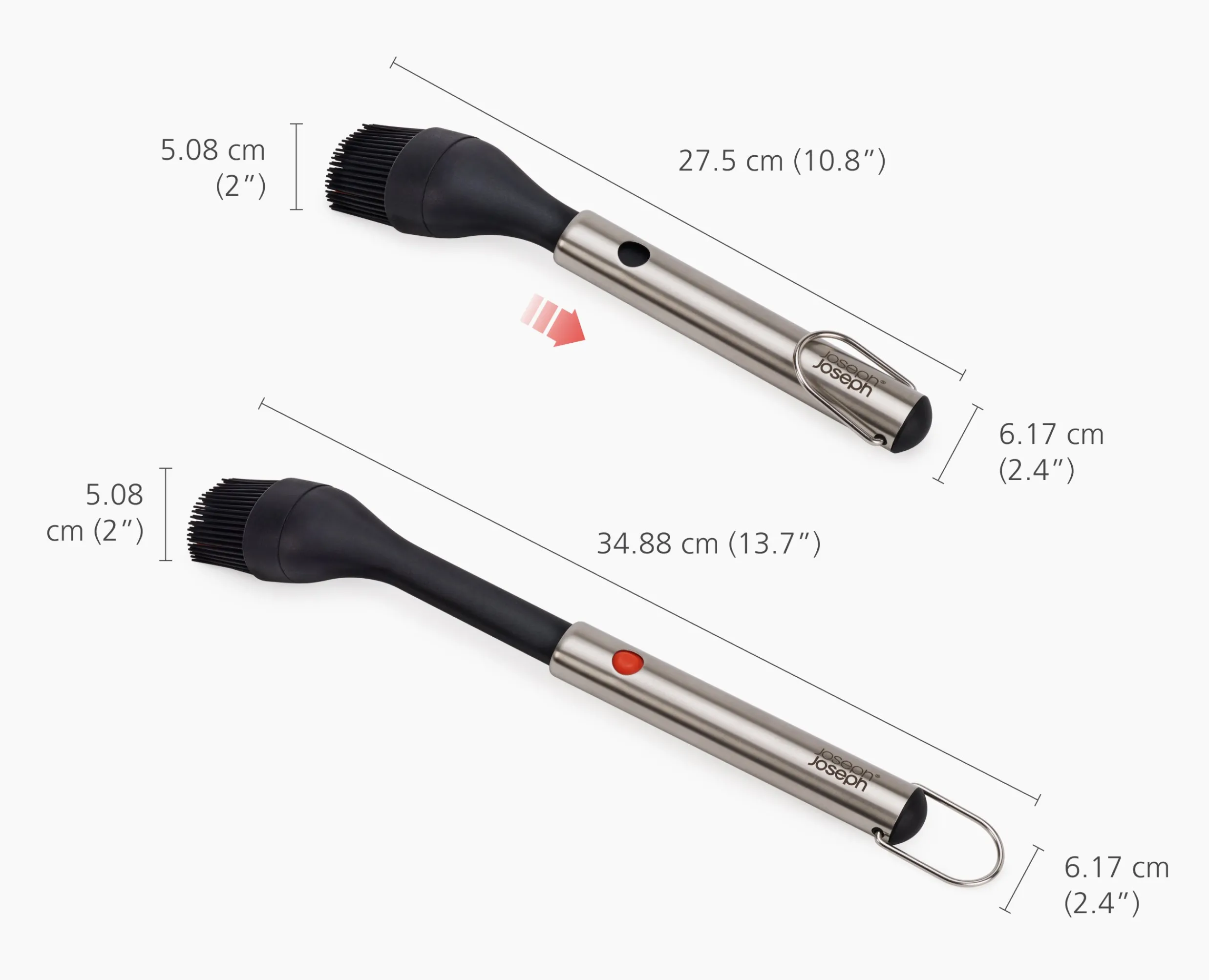 Best Pinceau Barbecue Rétractable en Silicone GrillOut™ Accessoires & Ustensiles De Barbecue
