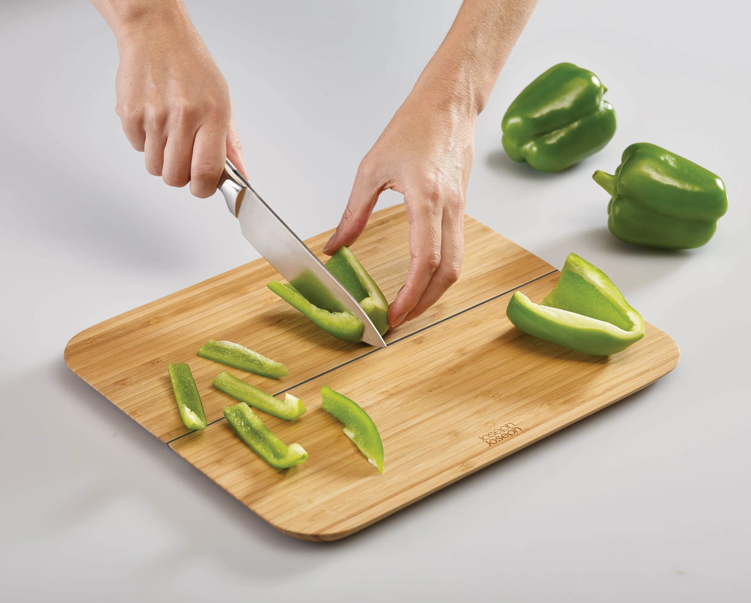 Online Planche à Découper Pliable en Bamboo Chop2Pot™ Planches À Découper