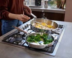 Best Poêle Anti-Adhésive en Inox 20cm Space Steel Poêles Et Casseroles