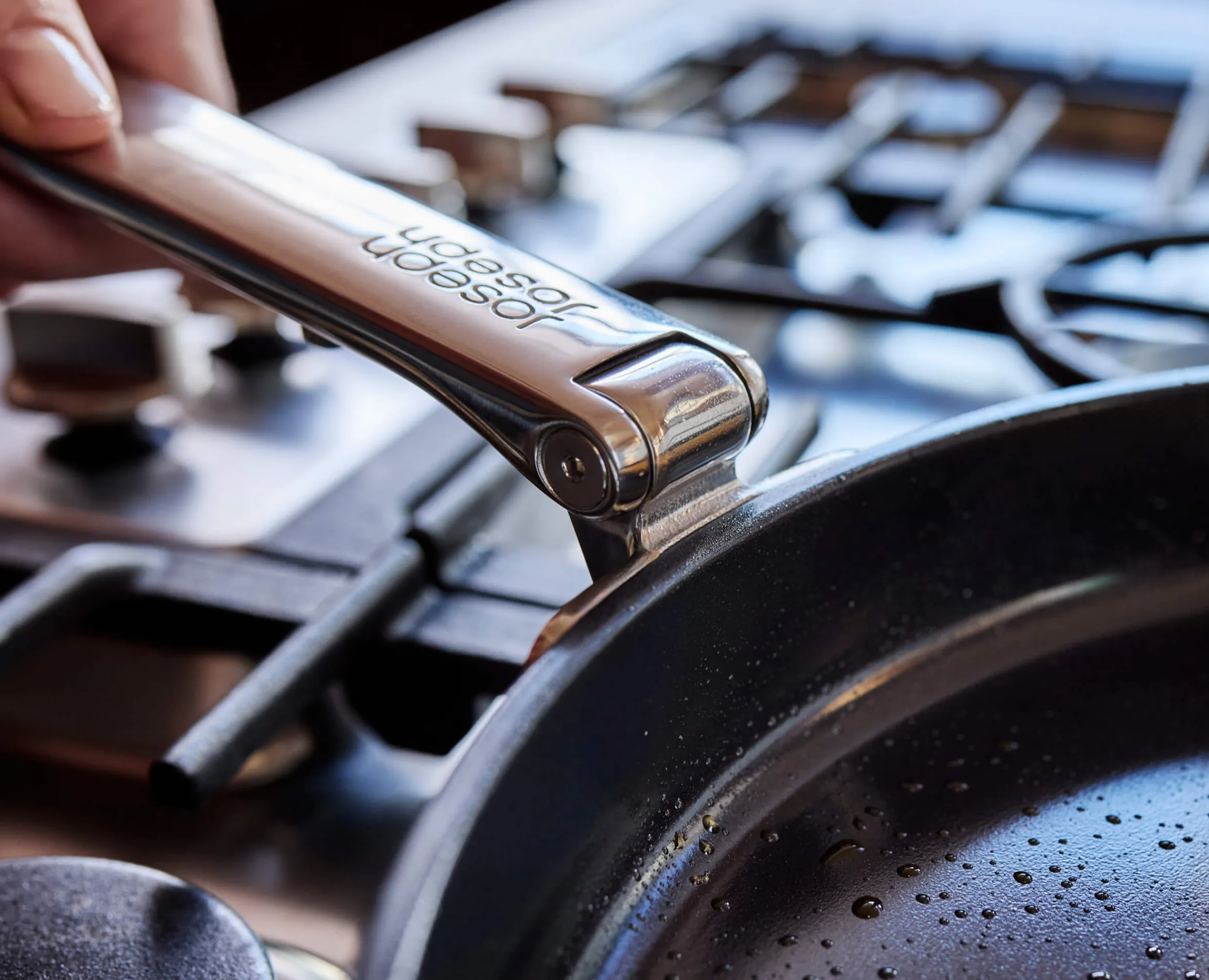 Outlet Poêle à Frire Antiadhésive en Inox de 24cm Space Steel Poêles Et Casseroles