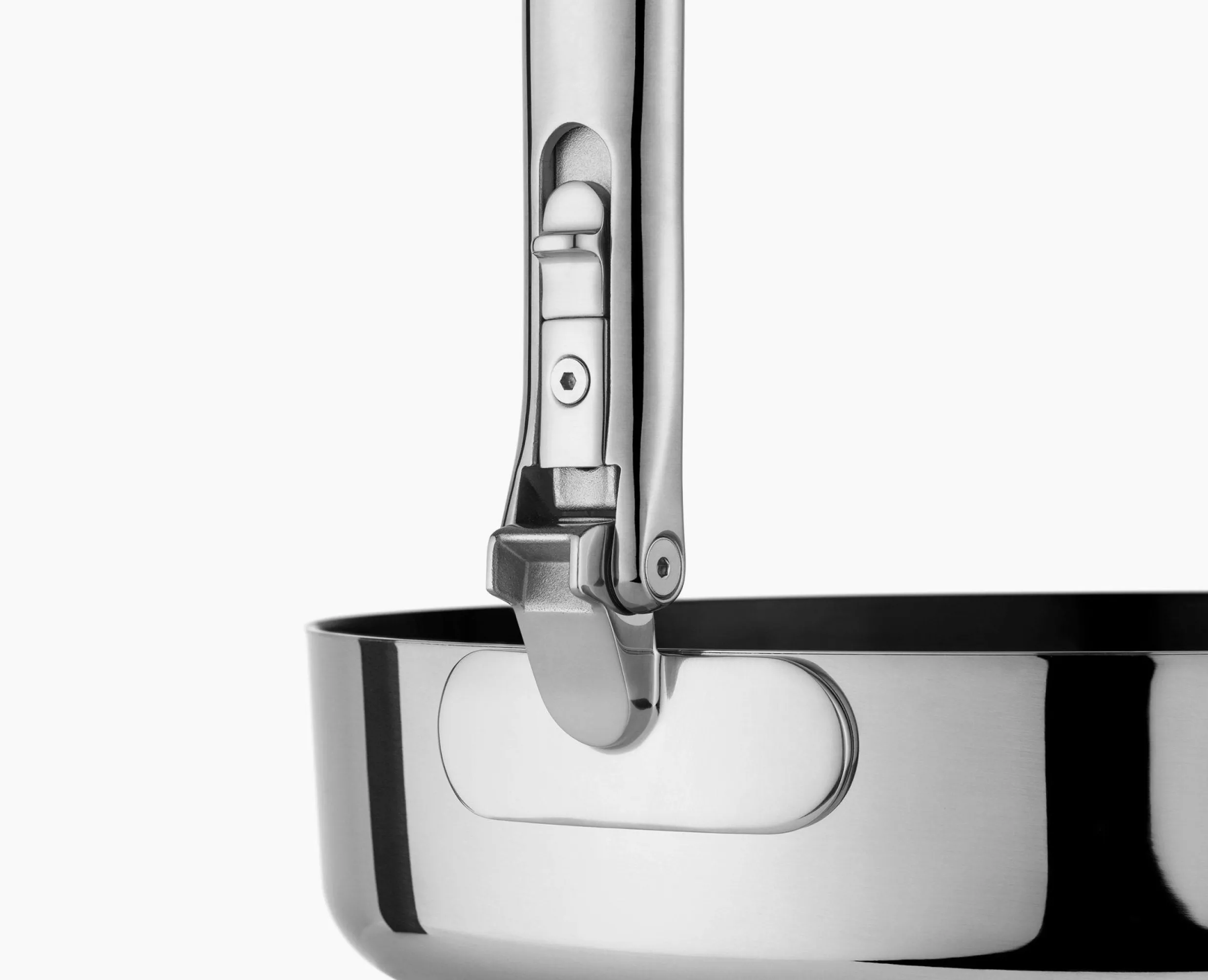 Outlet Poêle à Frire Antiadhésive en Inox de 24cm Space Steel Poêles Et Casseroles