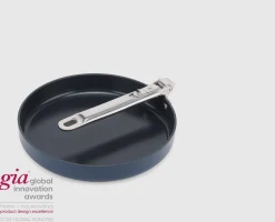 Clearance Poêle à frire Space antiadhésive en céramique poignée pliante 24 cm e Poêles Et Casseroles