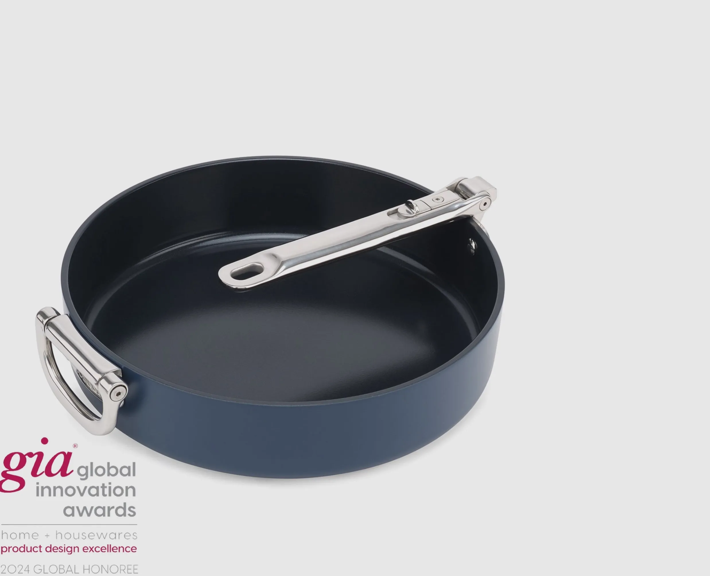 Clearance Poêle à frire Space antiadhésive en céramique poignée pliante 28 cm e Poêles Et Casseroles