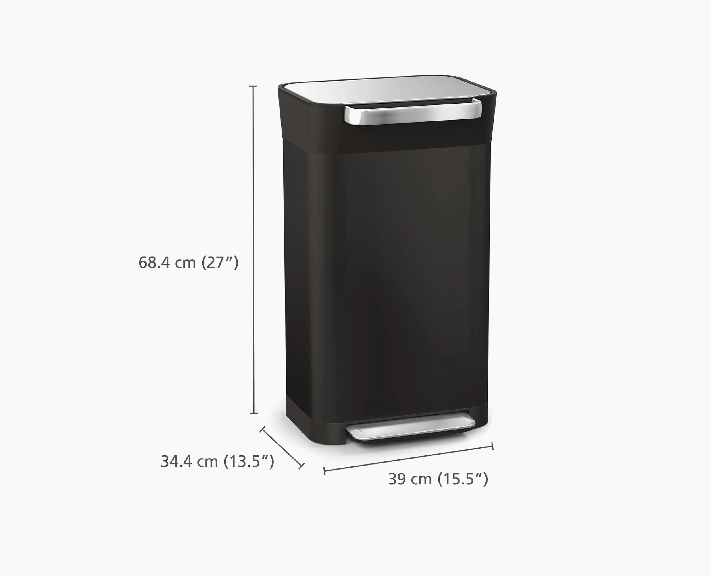 Outlet Poubelle Compacteur de Déchets 30L Titan Poubelles De Cuisine