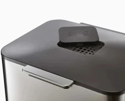 New Poubelle de Tri 60l Inox Totem Max Poubelles De Tri Sélectif