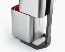 Clearance Poubelle de Tri Sélectif Inox 40 Litres Totem Poubelles De Tri Sélectif