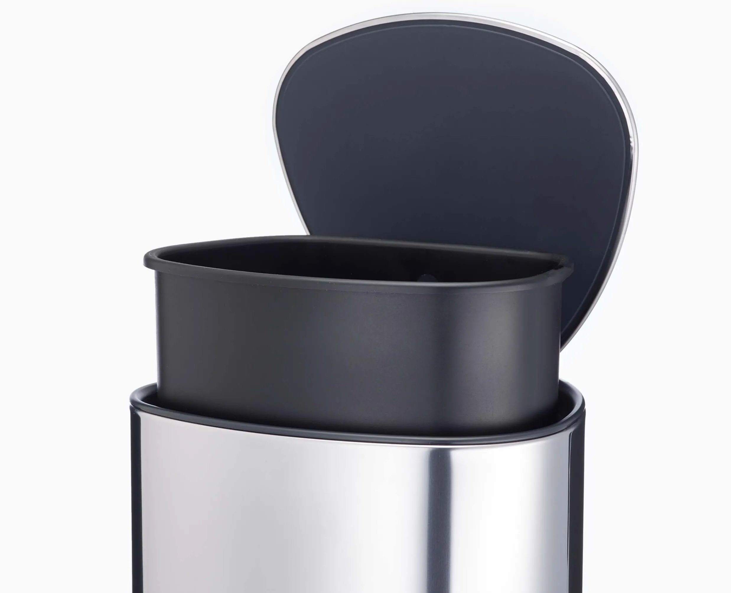 Poubelle Salle de Bain Inox à Pédale 5L EasyStore™ Luxe Poubelle De Salle De Bain|Poubelles De Salle De Bain