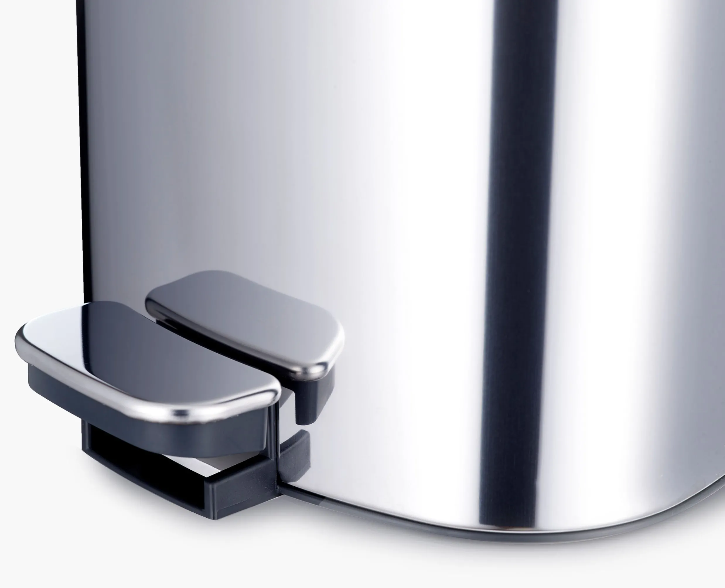 Poubelle Salle de Bain Inox à Pédale 5L EasyStore™ Luxe Poubelle De Salle De Bain|Poubelles De Salle De Bain