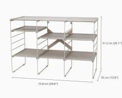 Online Range Chaussures Ajustable Triple Level™ Plus Organisateurs De Vêtements|Rangements À Chaussures
