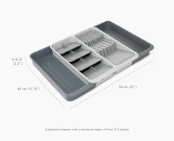Range-Couverts et Couteaux Extensible et Étagé Drawerstore™ Rangements Tiroirs De Cuisine
