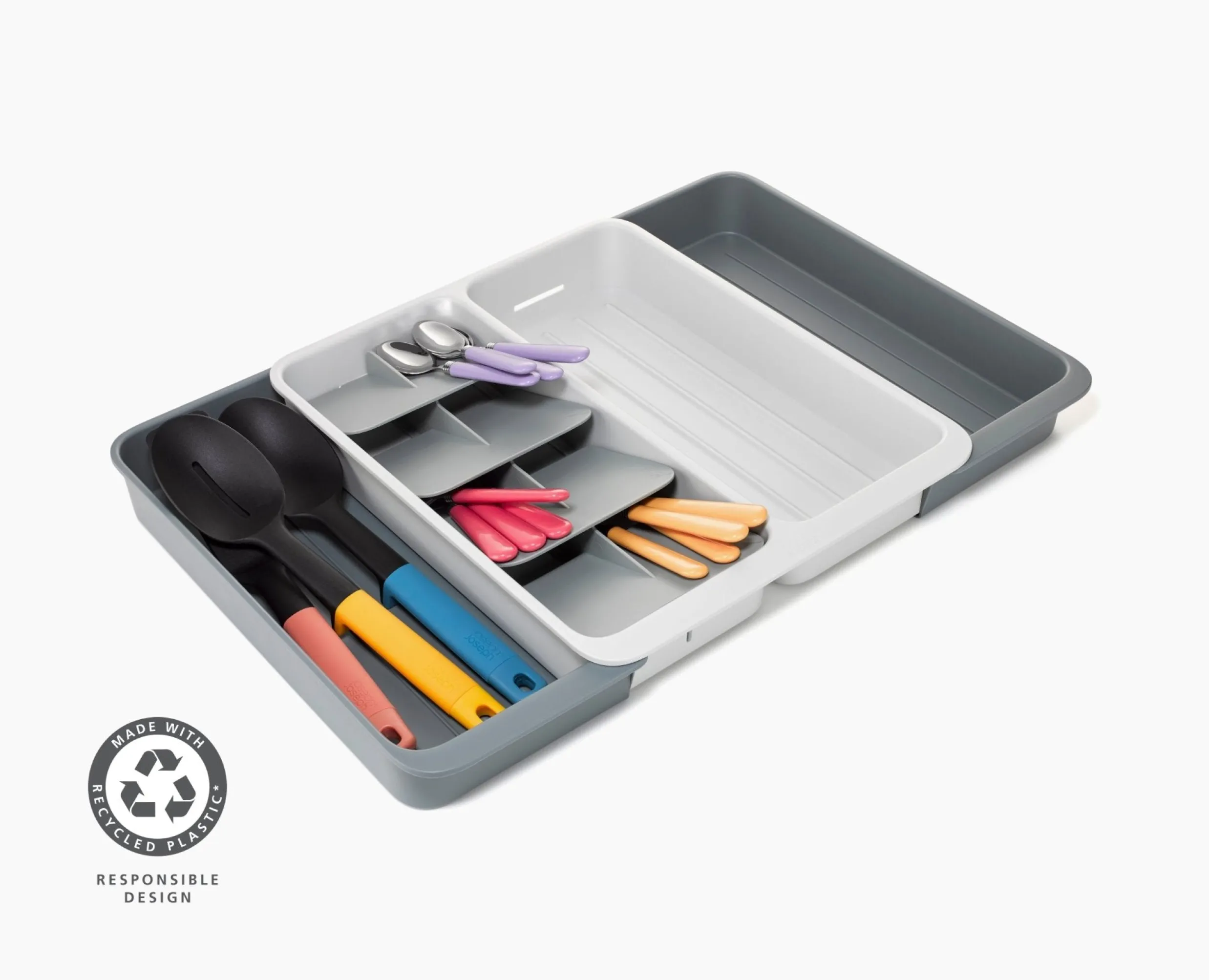 Discount Range-Couverts Extensible, Étagé et Recyclé Drawerstore™ Rangements Tiroirs De Cuisine