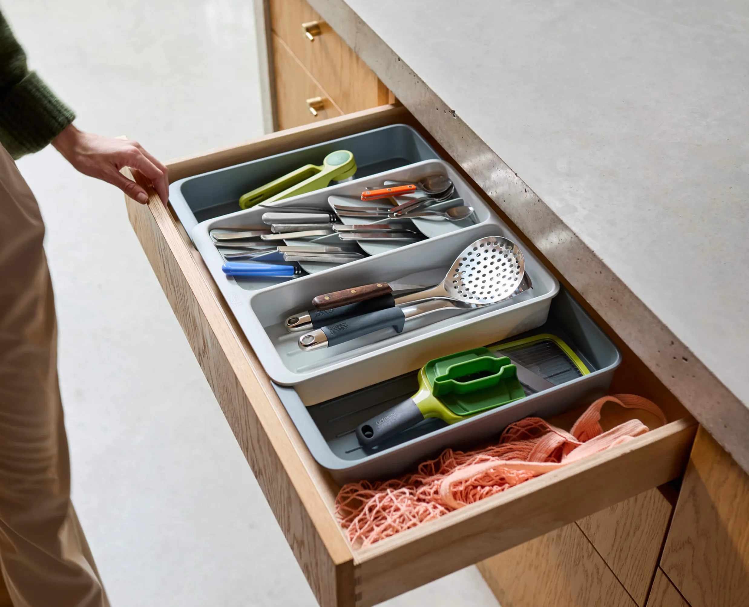 Discount Range-Couverts Extensible, Étagé et Recyclé Drawerstore™ Rangements Tiroirs De Cuisine