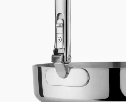 Sauteuse en Inox 28cm avec Couvercle Space Steel Poêles Et Casseroles