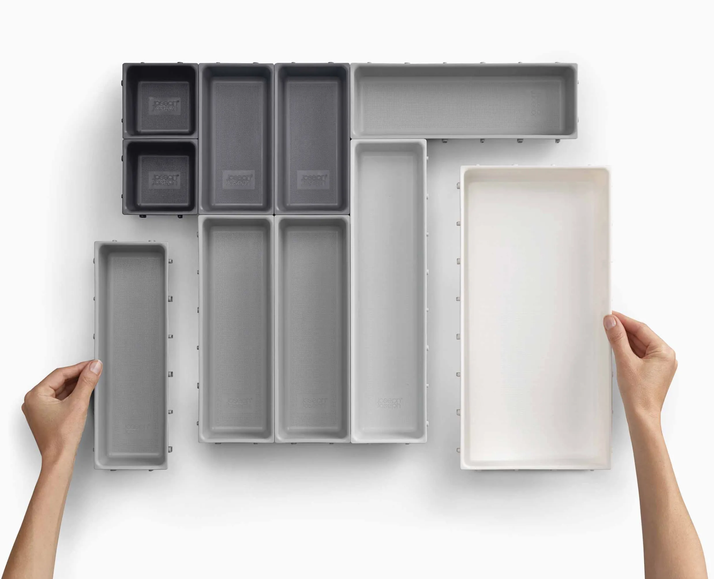 Best Set Compartiment de Rangement 10 pièces en Blox™ Rangements Tiroirs De Cuisine
