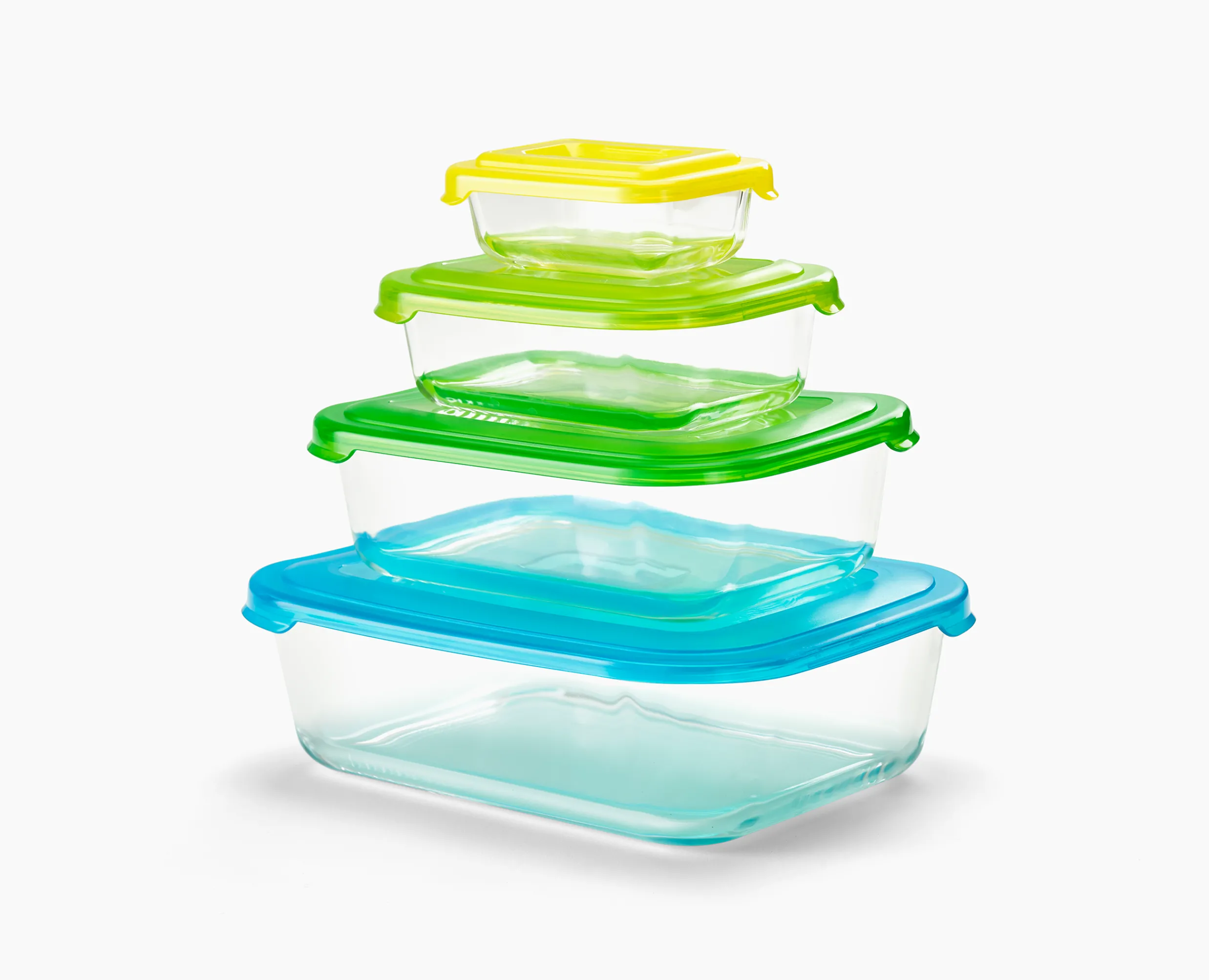 Best Set de 4 Boites de Conservation en Verre Nest™ Glass Rangement & Conservation Alimentaire