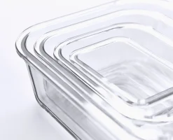 Best Set de 4 Boites de Conservation en Verre Nest™ Glass Rangement & Conservation Alimentaire