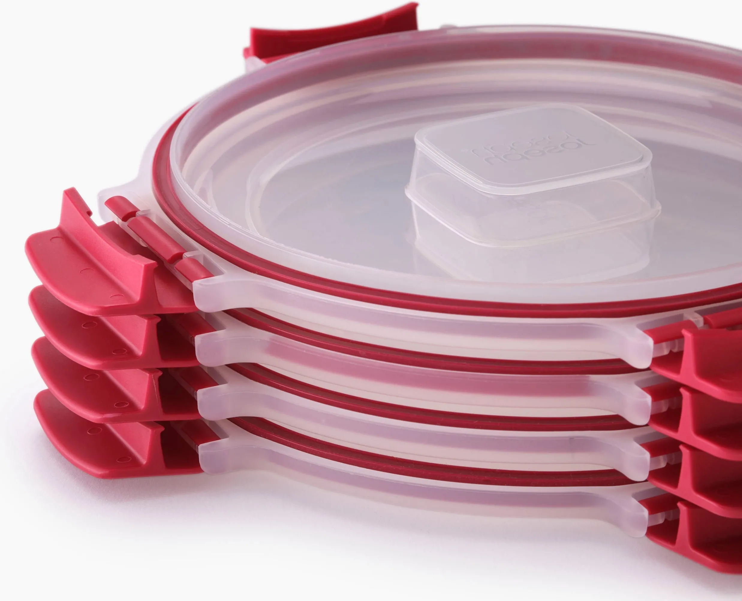 Set de 8 Contenants Rouges Nest Lock Lunch Box|Sets D'Ustensiles De Cuisine