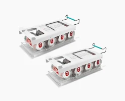 Clearance Set de deux Porte-Canettes Sous Étagère Fridgestore™ Sets De Rangement Et Organisation Pour La Maison|Rangement Pour Réfrigérateur