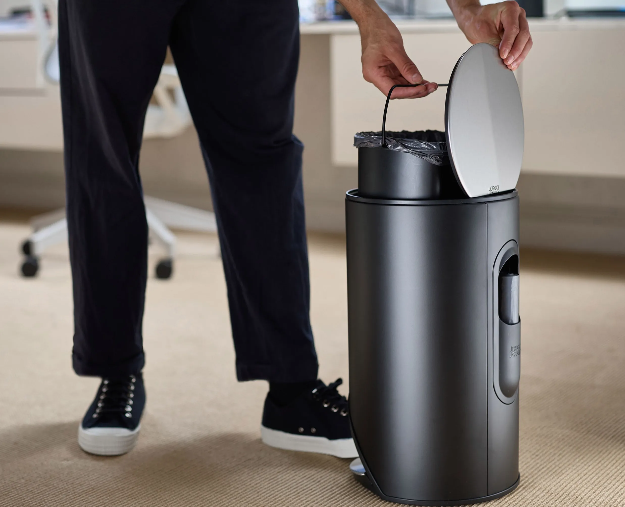 New Set De Démarrage Pour Poubelle À Pédale e Mate, Ouverture Facile Poubelle De Salle De Bain|Poubelles De Salle De Bain