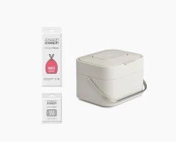 Sale Set De Démarrage Stack 4L En Pour Bac À Déchets Alimentaires Poubelle À Compost|Sets De Poubelles, Sacs Et Filtres