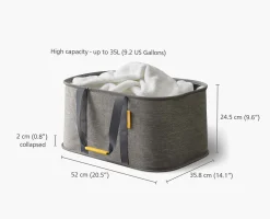 Sale Set de 2 paniers à linge avec Tota 60L et Hold-All 35L Paniers À Linge|Sets Innovants Pour Buanderie