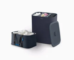 Outlet Set de Paniers à Linge 90L Tota Trio et Panier Pliable 35L Hold-All™ Paniers À Linge|Sets Innovants Pour Buanderie