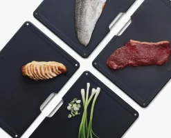 Best Set de 4 Planches à Découper avec Étui en Inox Folio™ Planches À Découper
