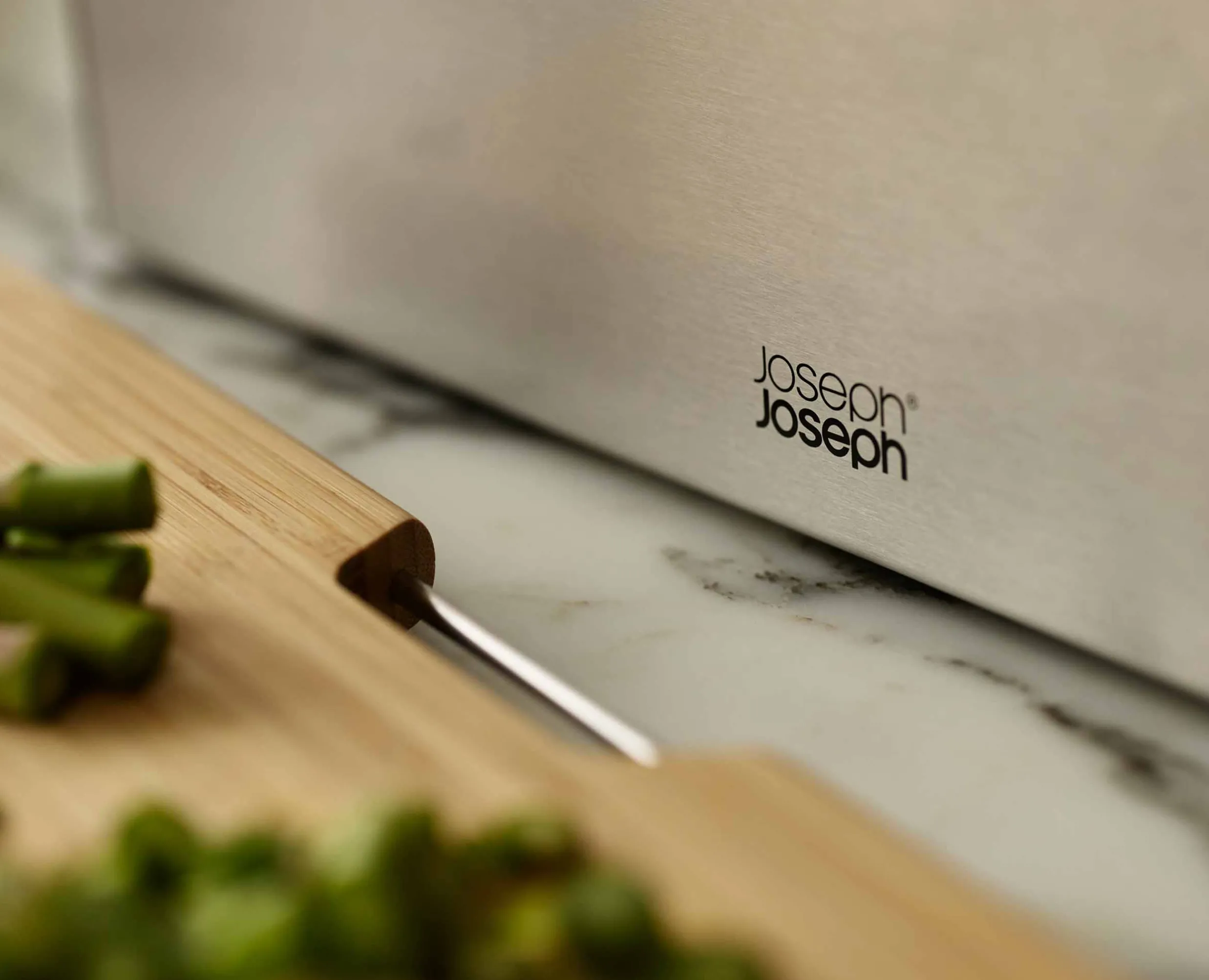 New Set de 3 Planches à Découper en Bambou et Inox Folio™ Planches À Découper