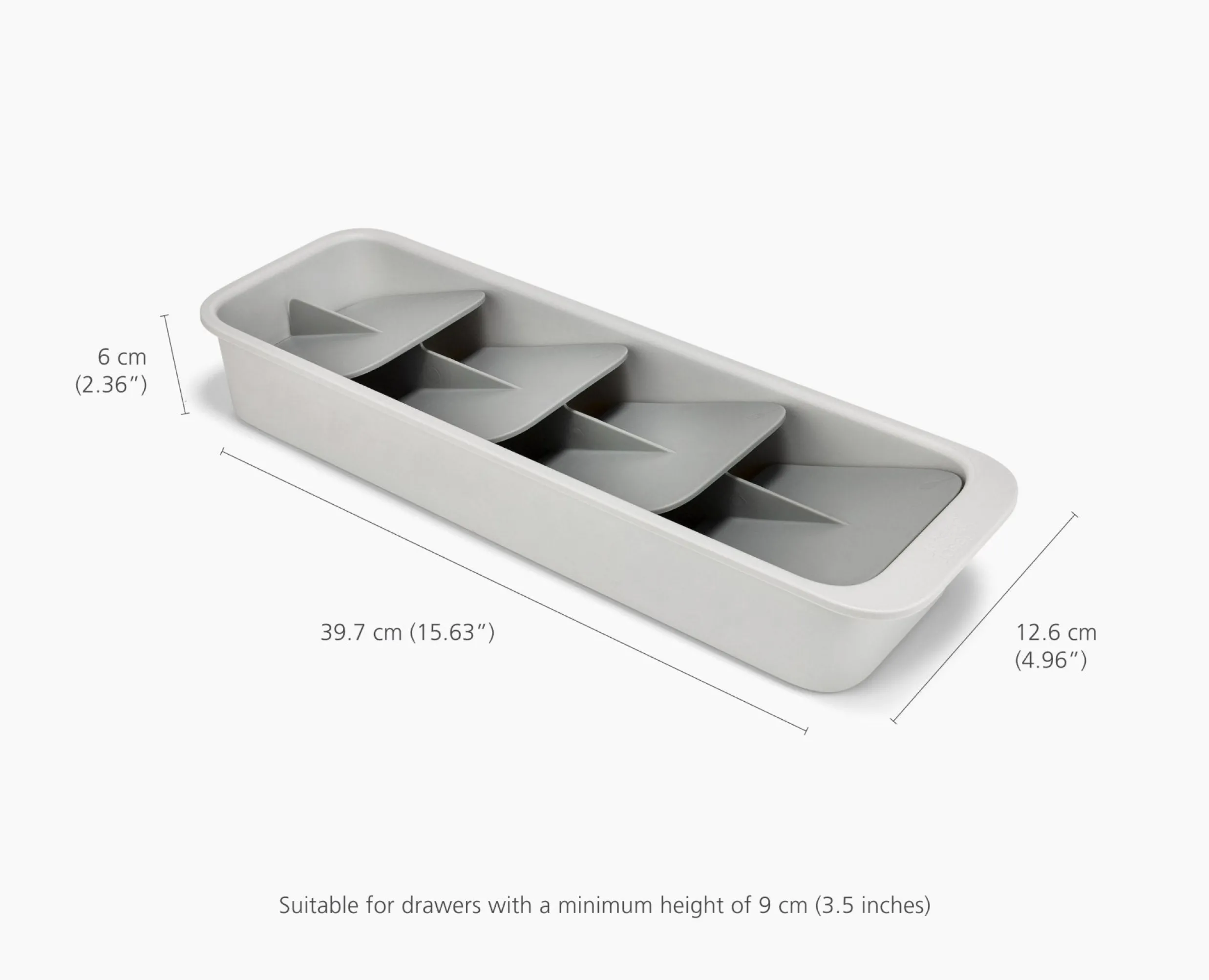 Set de 2 Range-Couverts et de Couteaux Compacts à Plusieurs Niveaux Drawerstore™ Rangements Tiroirs De Cuisine|Sets De Rangement Et Organisation Pour La Maison