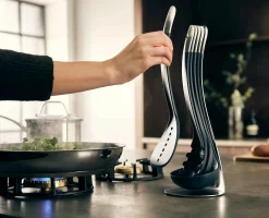 Sale Set de 5 Ustensiles de Cuisine Empilables aux Poignées Magnétiques Inox Nest™ Gadgets Et Ustensiles