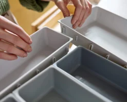 Best Set d'Organisateurs de Tiroir Modulaires de 10 pièces Foncé Blox™ Rangements Tiroirs De Cuisine