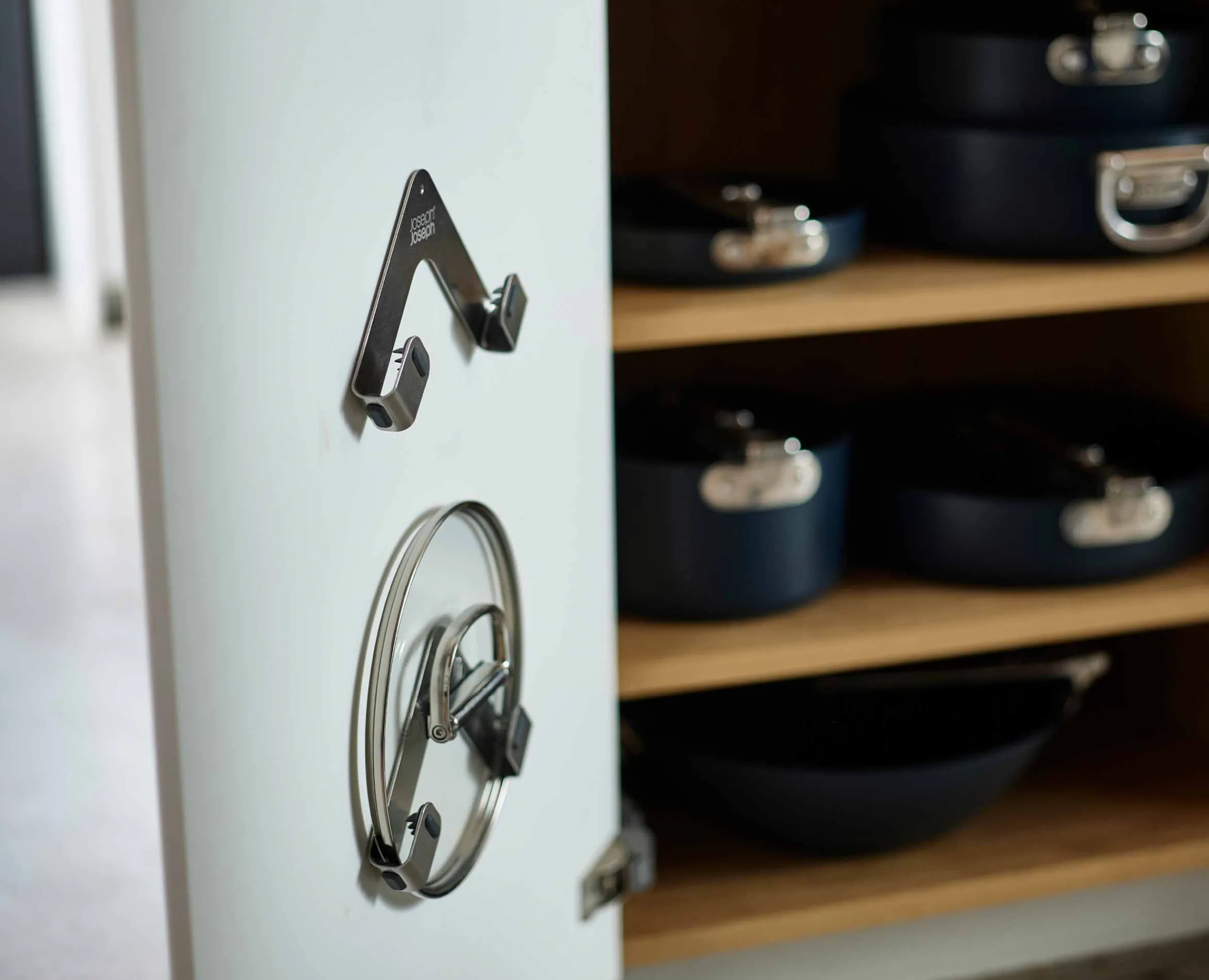 Sale Support de Porte-couvercles de Casseroles Space™ en pack de 2 Rangements Placards De Cuisine