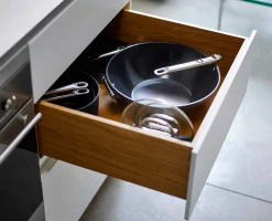 Outlet Wok Space antiadhésif en céramique 32 cm poignée pliante Poêles Et Casseroles